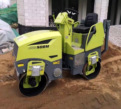 奔馬小型壓路機土方壓實(shí)、溝槽回填施工案例